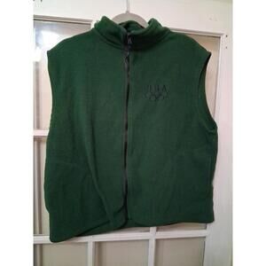 Team USA Olympics GREEN FLEECE VEST Size XL H1